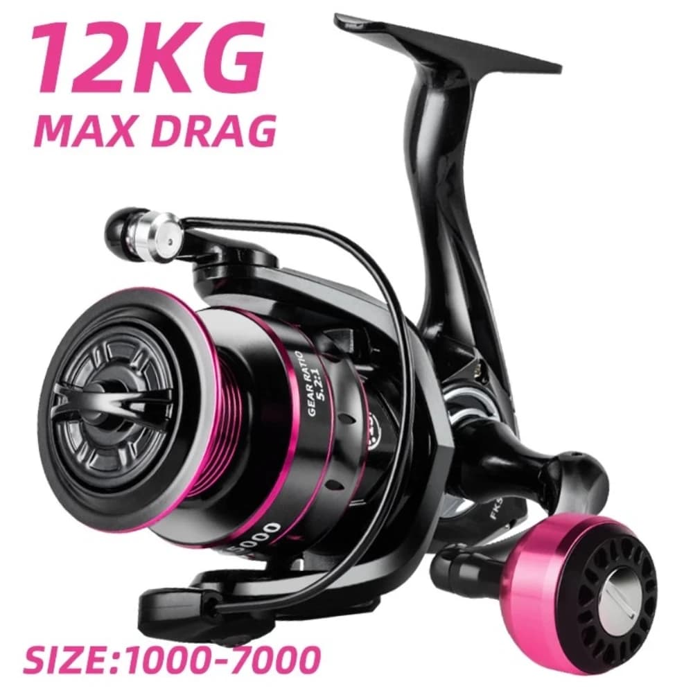 Moulinet spinning professionnel ultra-léger - Poignée EVA/métal - 26LB max drag - Ratio 5.2:1