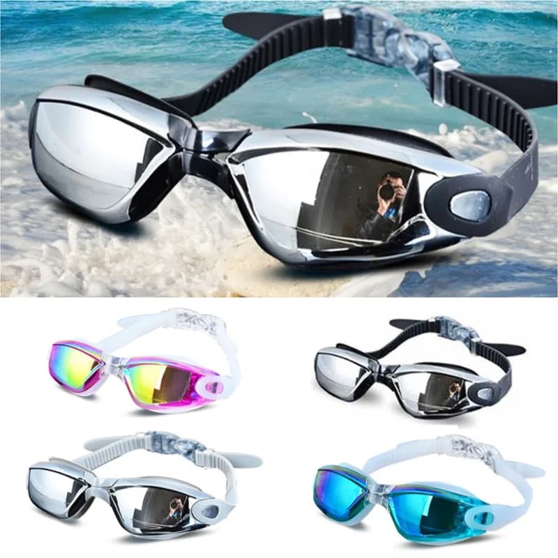 Lunettes de natation correctrices myopie réglables anti-buée UV étanches pour adultes