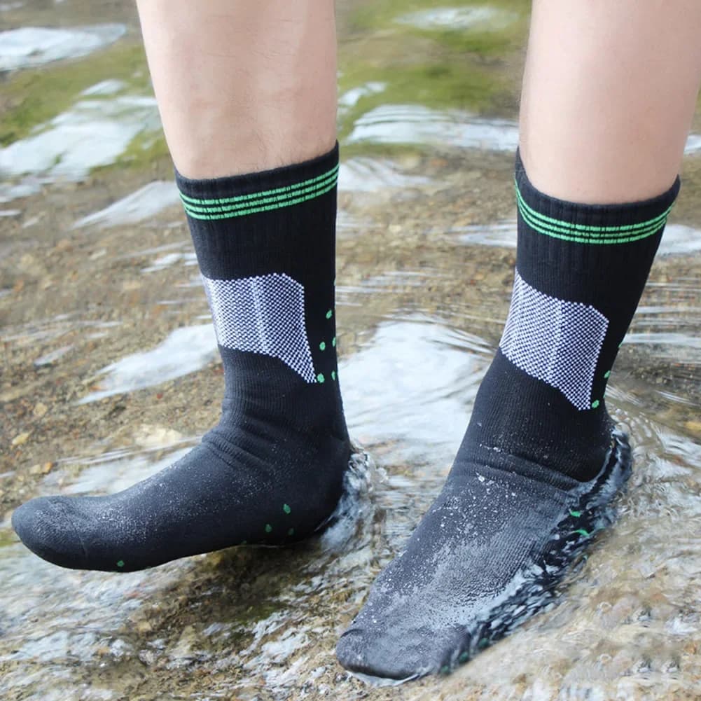 Chaussettes étanches respirantes crew outdoor randonnée camping hiver vélo neige