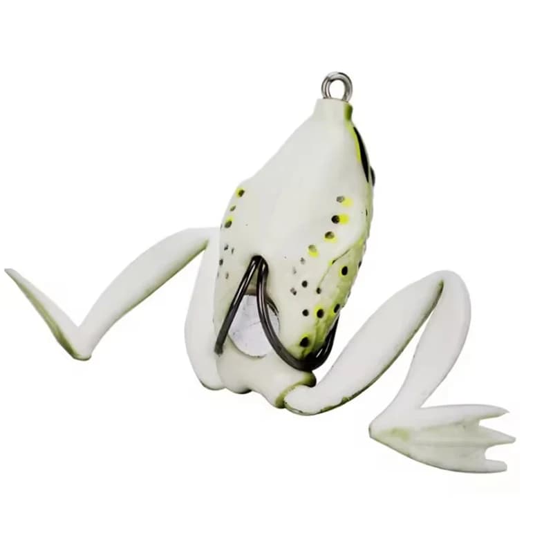 Leurre spinner grenouille souple WEIHE 5cm/12g - Appât silicone réaliste pour pêche à la carpe