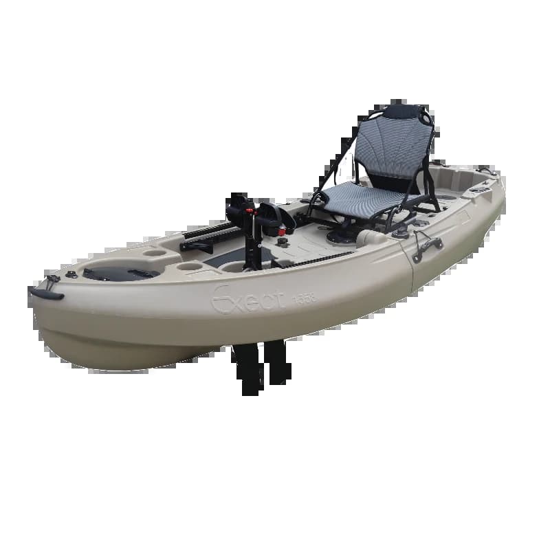 Kayak pêche 8 pieds pliable monoplace à pédales modulaire certifié CE pour navigation