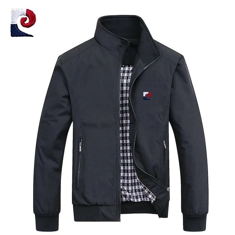 Veste col montant baseball homme printemps automne - Respirante qualité pêche M-6XL tailles pêcheurs