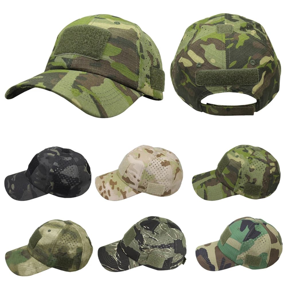 Casquette baseball camouflage respirante homme entraînement pêche running