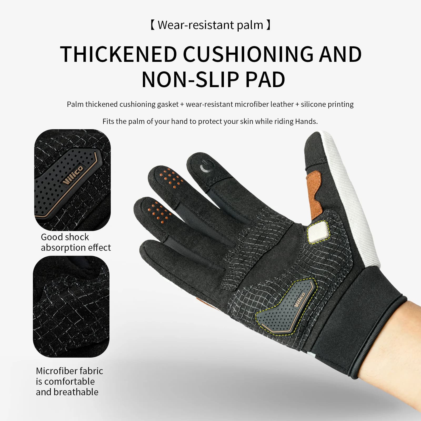Gants vélo hiver étanches et chauffants écran tactile - Pour hommes et femmes par temps froid