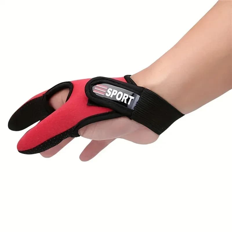 Gants de pêche 2 doigts anti-dérapants - Protection coupures carpe matériel pêche extérieur