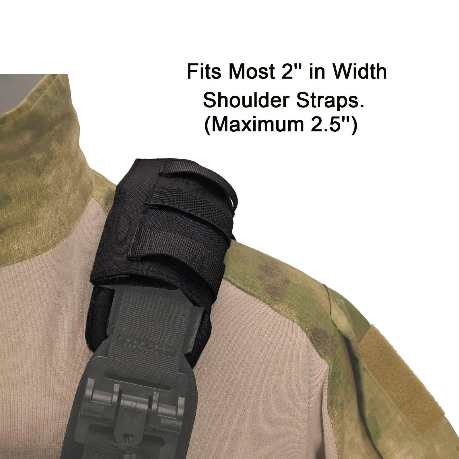 Coussinets confort épaule 2PC pour sac pêche - Compatible FCPC JPC, mesh nylon respirant
