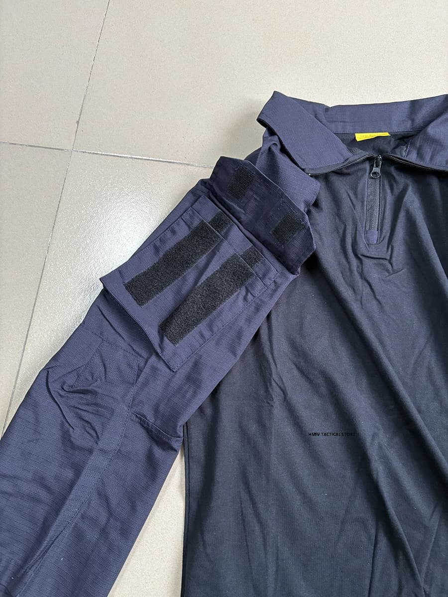 Combinaison tactique HMW Dark Blue pêche escalade - Tenue GEN3 forces spéciales chasse entraînement