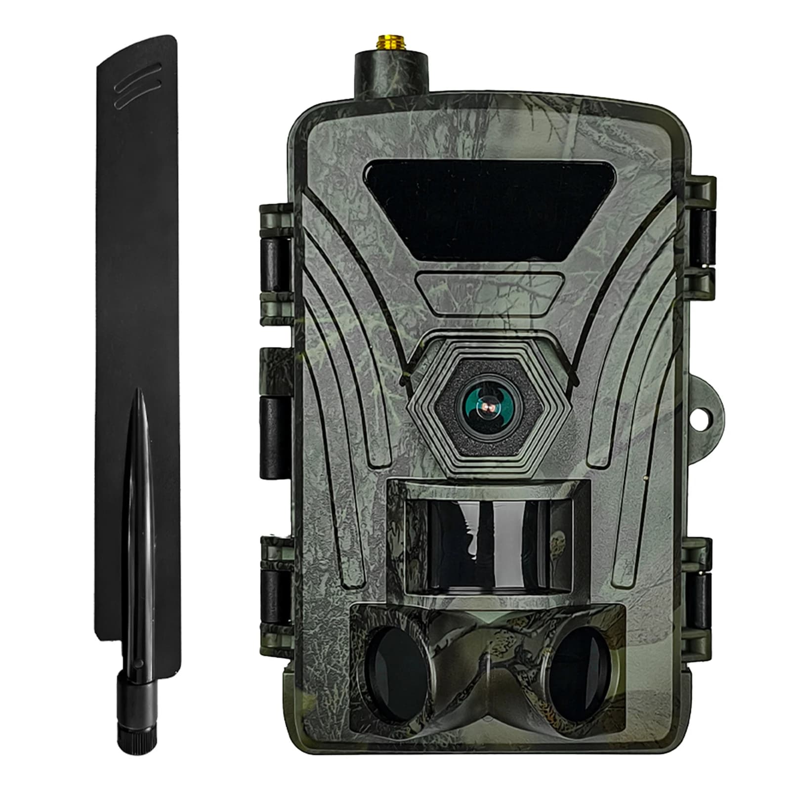 Caméra 4G 4K 60MP avec carte SIM déclenchement rapide vision nocturne pour surveillance pêche
