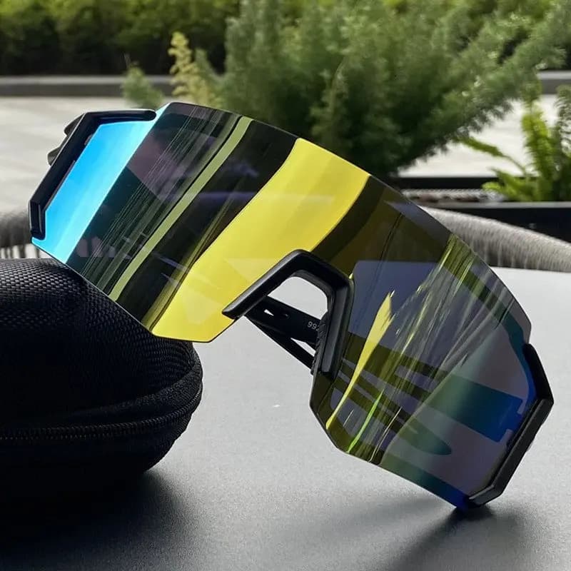 Lunettes de sport design fashion pour vélo montagne pêche ski hommes femmes protection UV400 anti-vent