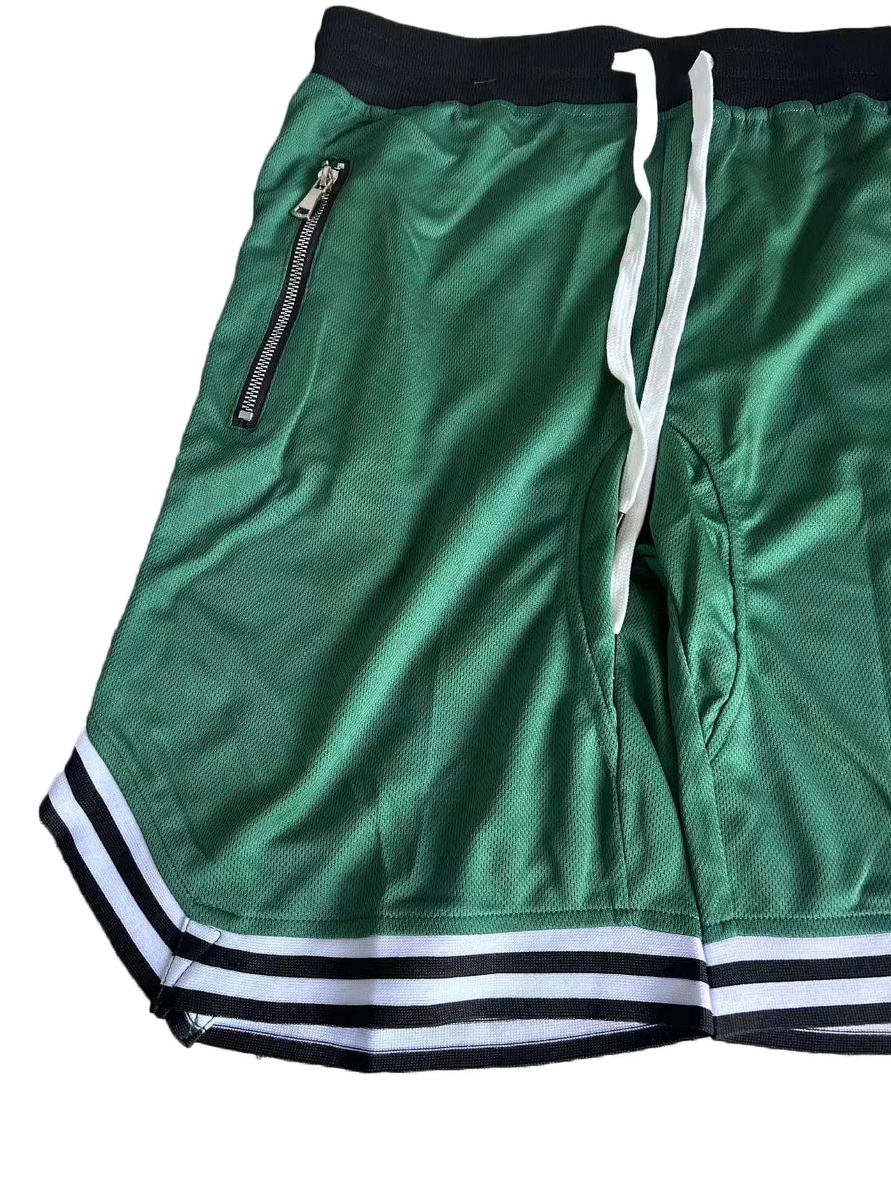 Shorts homme sport à cordon de serrage avec poches zippées respirants séchage rapide confortables coupe large