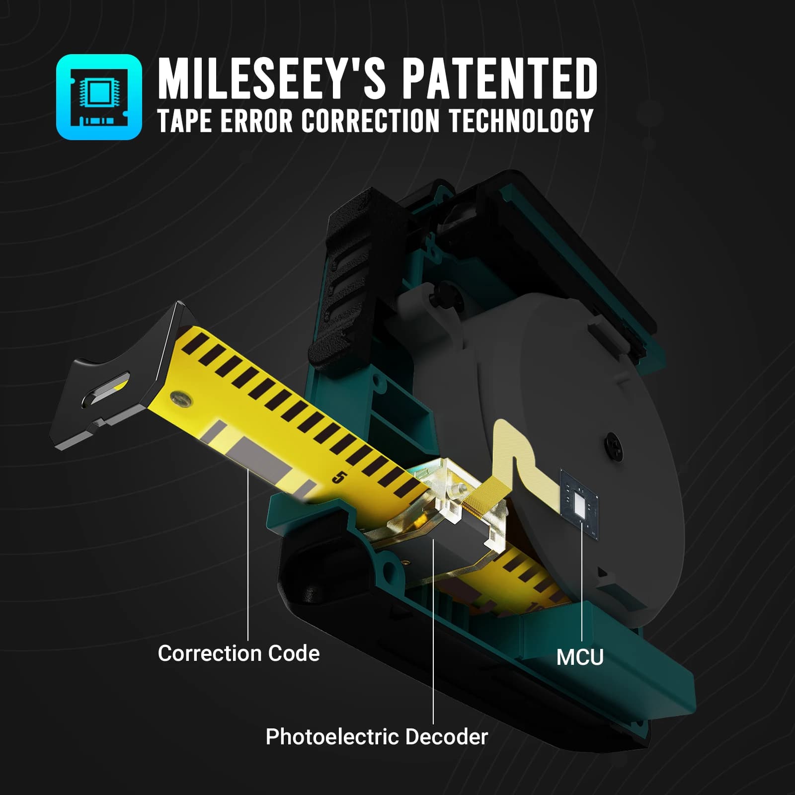 Télémètre laser Mileseey portable haute précision - Outil digital pour pêche technique