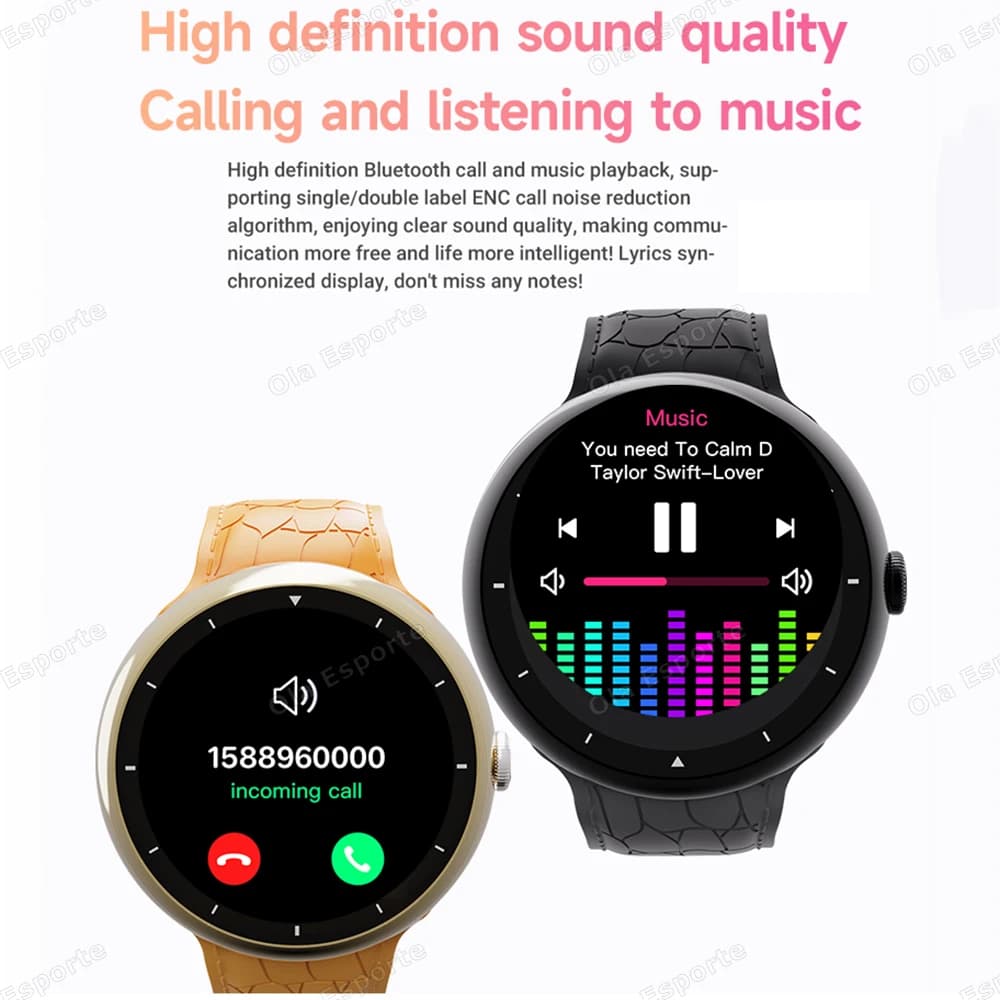 Smartwatch 7 en 1 bracelet écran AMOLED GPS appels Bluetooth étanche pour Android iOS 2025