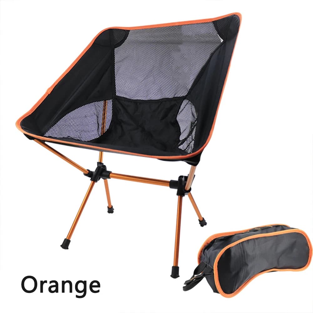 Fauteuil pliant léger Moon Chair pêche - Siège camping portable pour jardin et plage