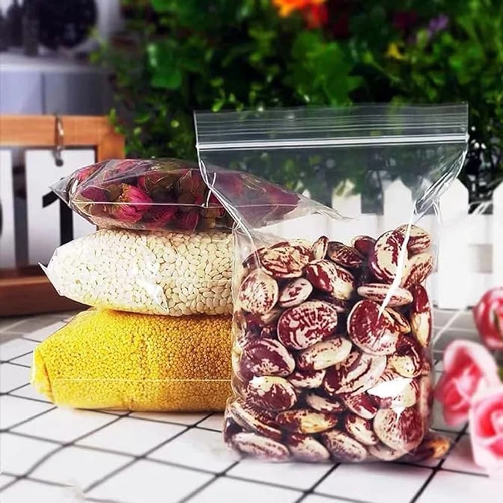 Sacs ziplock transparents 1000 pièces rangement appâts pêche - Sachets refermables étanches pour amorce