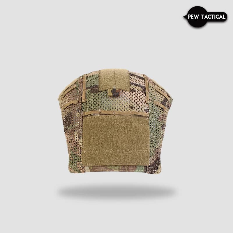 Housse de casque tactique mesh PEW TACTICAL - Protection anti-insectes pour pêcheurs