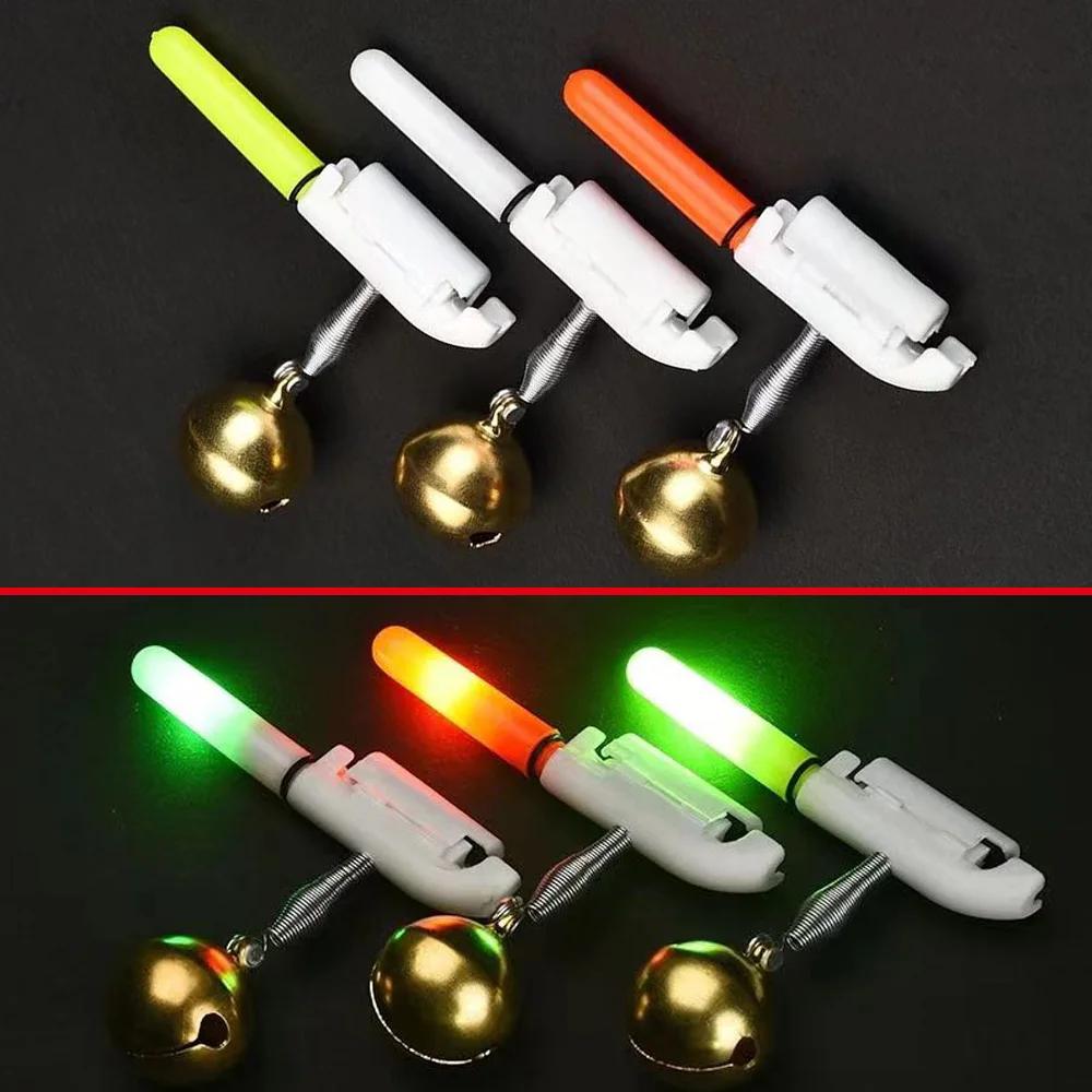 Alarme de touche lumineuse Fish Bite avec chargeur USB et capteur CR425 pour pêche nocturne