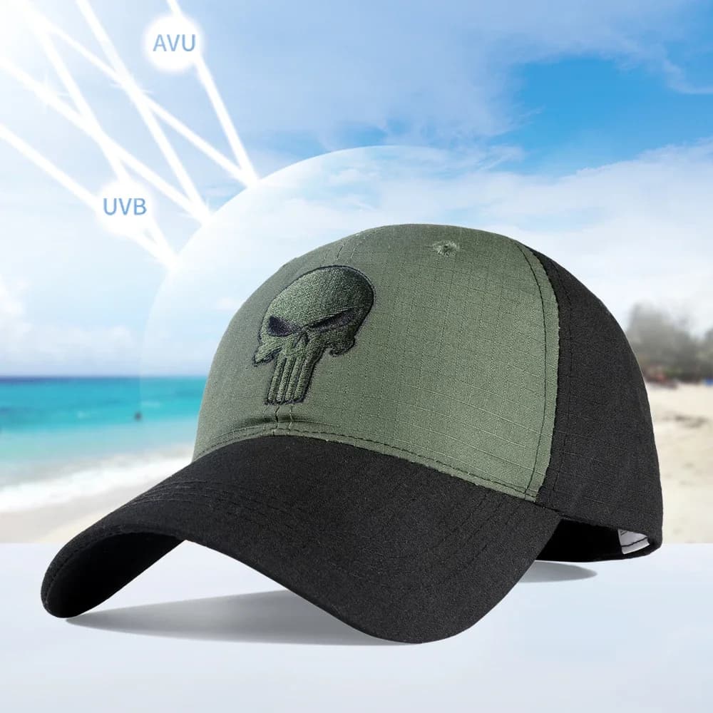 Casquette tactique snapback pêche été - Protection solaire pêche chasse sport outdoor