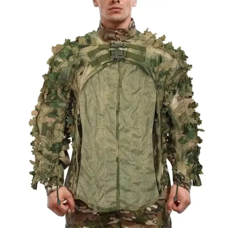 Ghillie Suit Chasse Pêche - Tenue Camouflage Jungle Professionnelle Homme Femme