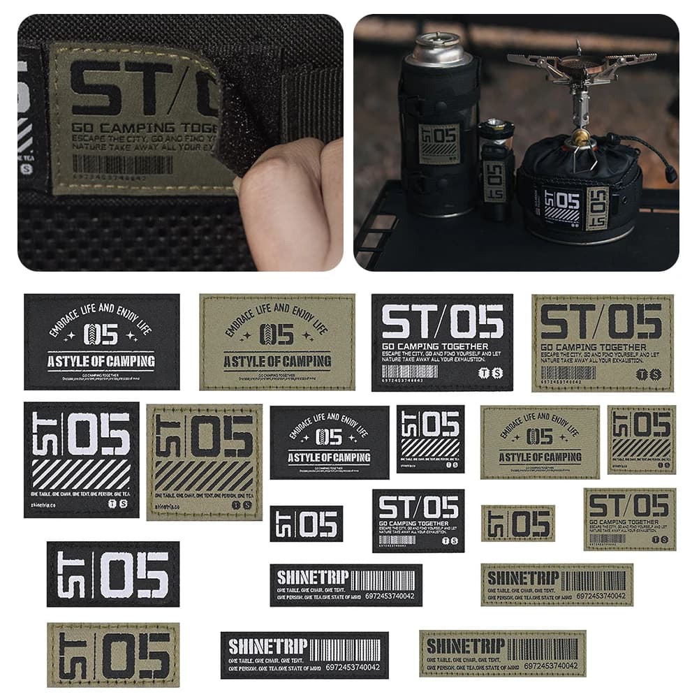 Badges tactiques militaires ShineTrip - Patches auto-agrippants exquis pour gilets et équipements de chasse