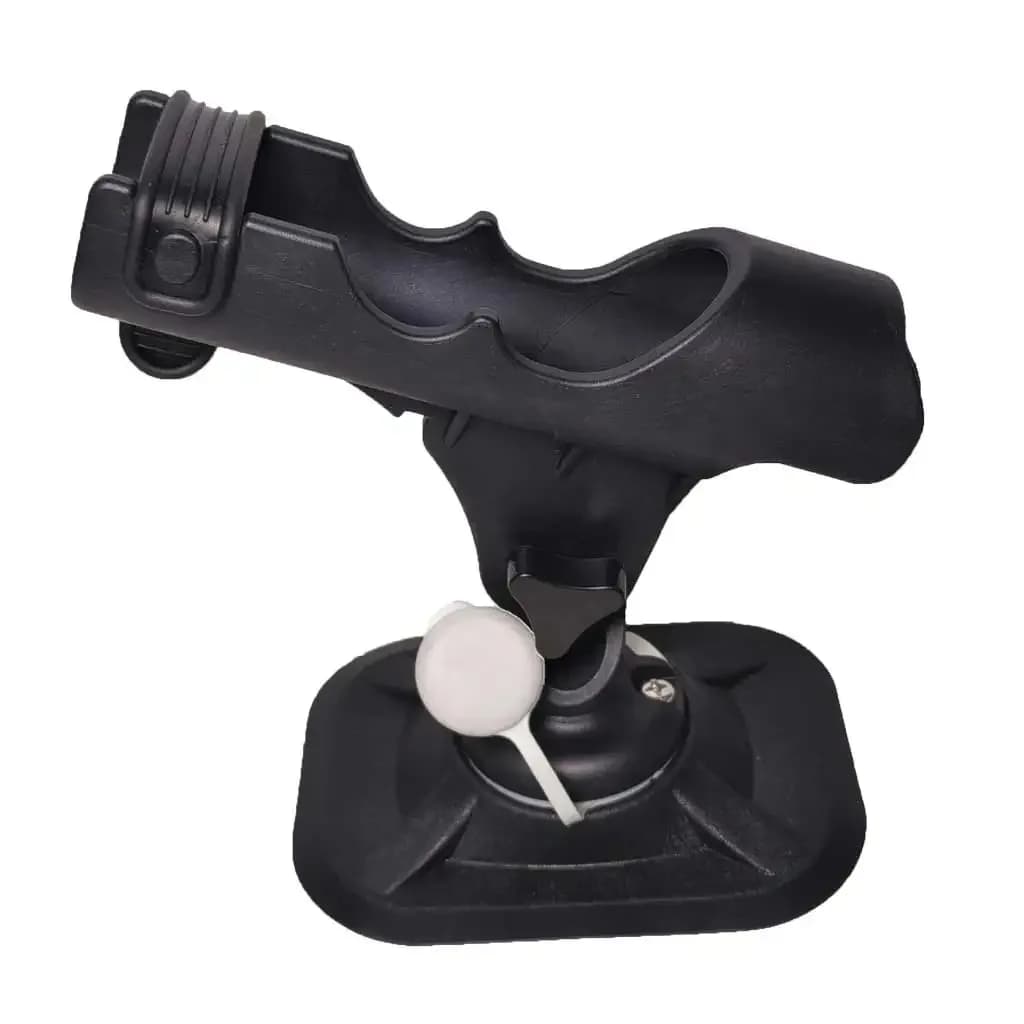 Support canne à pêche pour kayak avec rail coulissant - Fixation universelle bateau PVC, dinghy, raft
