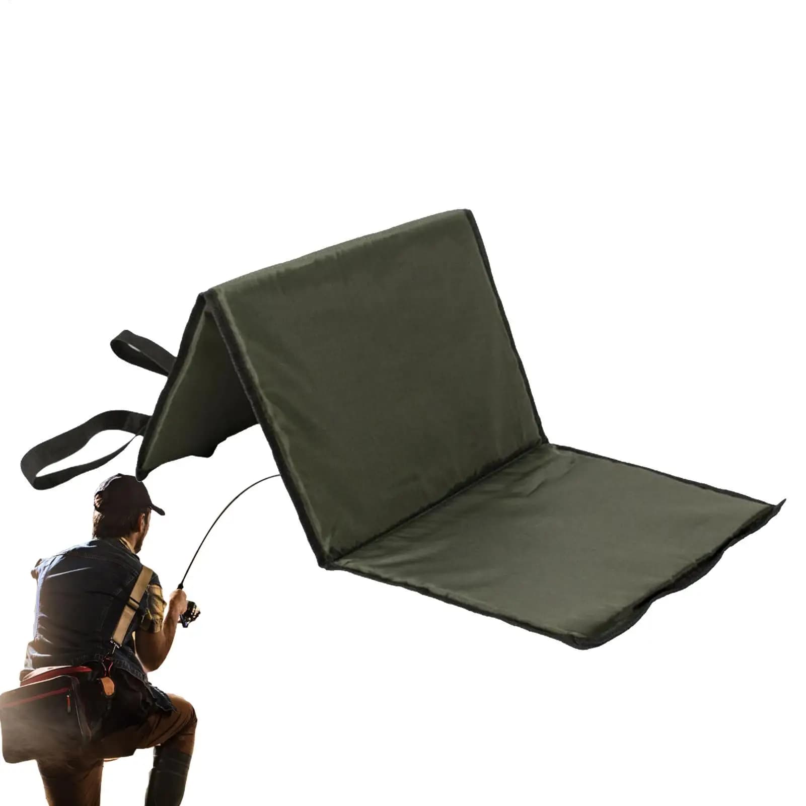 Tapis de décrochage pêche carpe portable - Équipement pêche cadeau pour mari papa petit ami