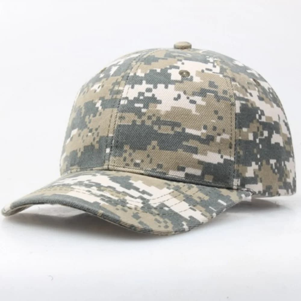 Casquette camouflage pêche unisexe 7 couleurs - Protection solaire sport été homme femme outdoor