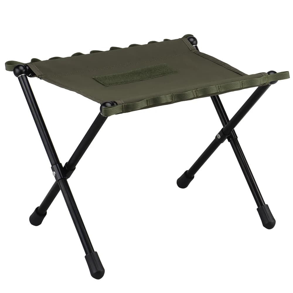 Tabouret pliable tactique en alliage aluminium léger pour chasse, camping, pêche et équipement randonnée