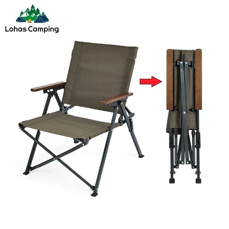 Chaise de camping lohascamping 2026 ouverture rapide portable 120KG - Siège pliant voyage pêche jardin