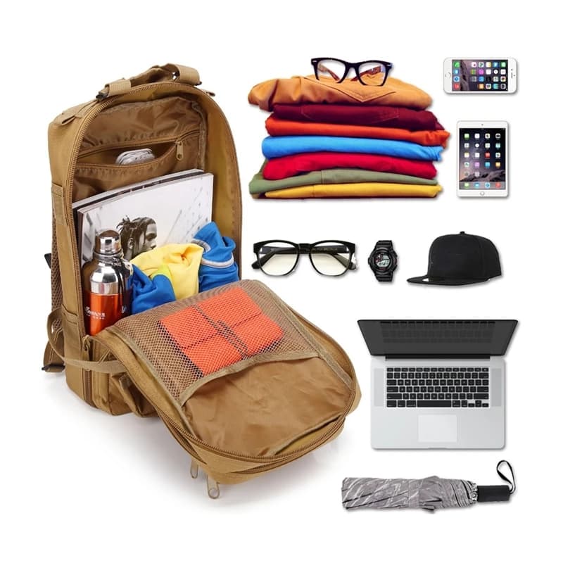 Sac à dos tactique classique camouflage 3P - Randonnée chasse pêche sport voyage extérieur nylon résistant