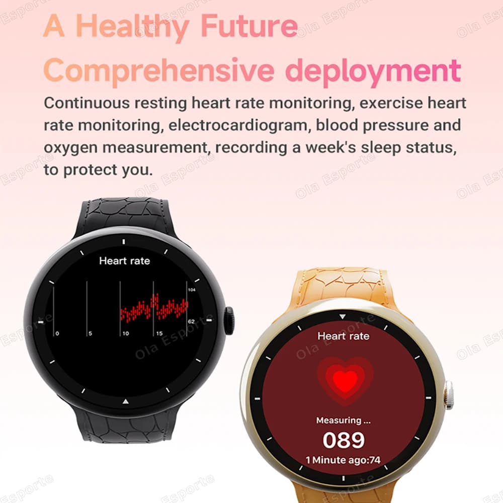 Smartwatch 7 en 1 bracelet écran AMOLED GPS appels Bluetooth étanche pour Android iOS 2025