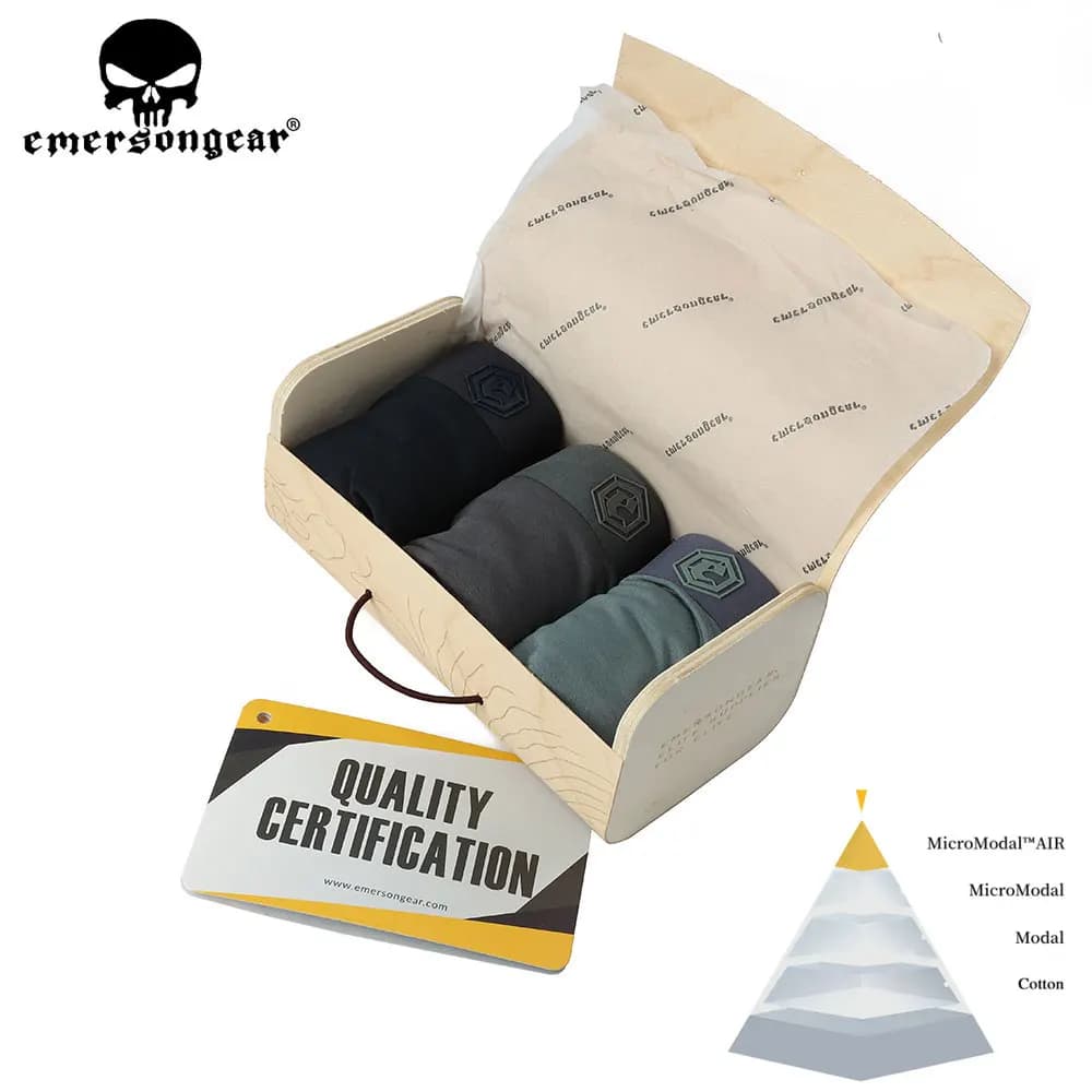 Sous-vêtements tactiques homme micro-modal - Culottes respirantes pêche chasse quotidienne