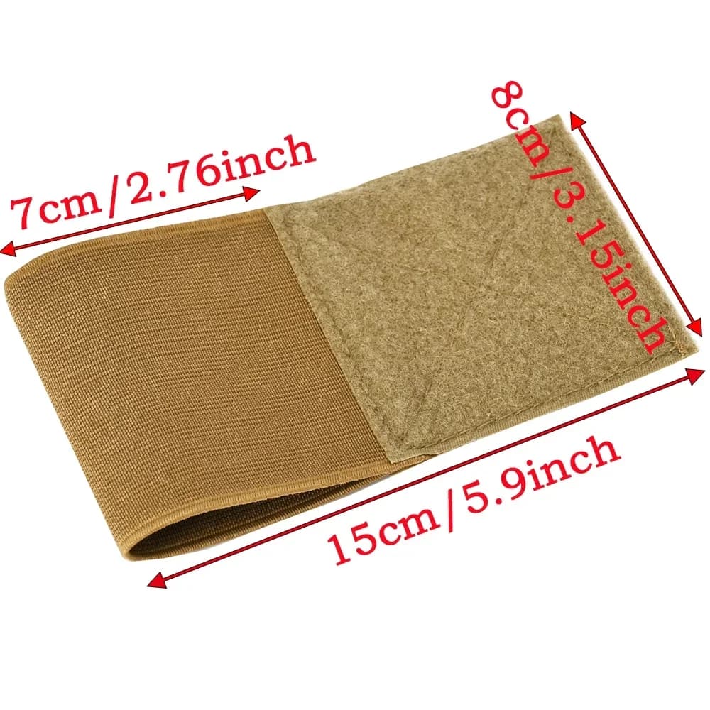 Porte garrot élastique avec fixation Molle et velcro pour ceinture pêche sécurité et premiers secours