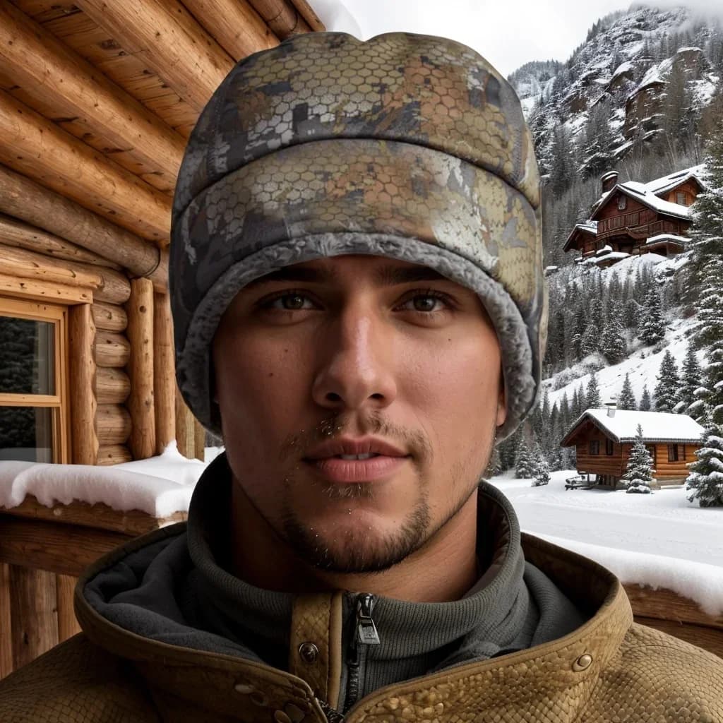 Chapeau camouflage hiver pêche chasse coupe-vent qualité premium