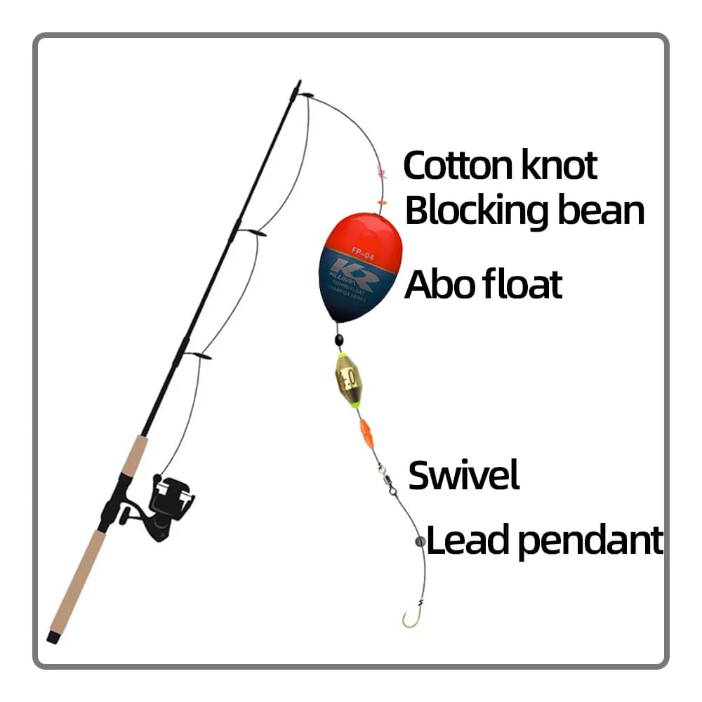 Flotteur ABS longue distance pour pêche rocheuse en mer - accessoire unique lancer loin résistant aux chocs