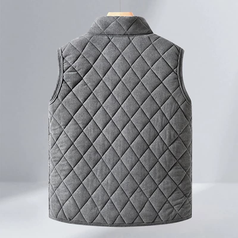 Veste hiver homme coupe-vent rembourrée pour pêche - Veste chaude matelassée père famille