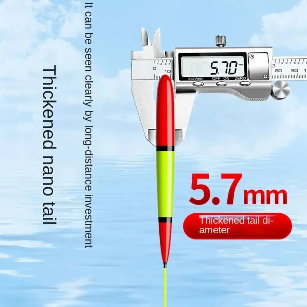 Flotteur Nano Pêche Haute Flottabilité Composite Vertical Durable Sensibilité Accrocheur