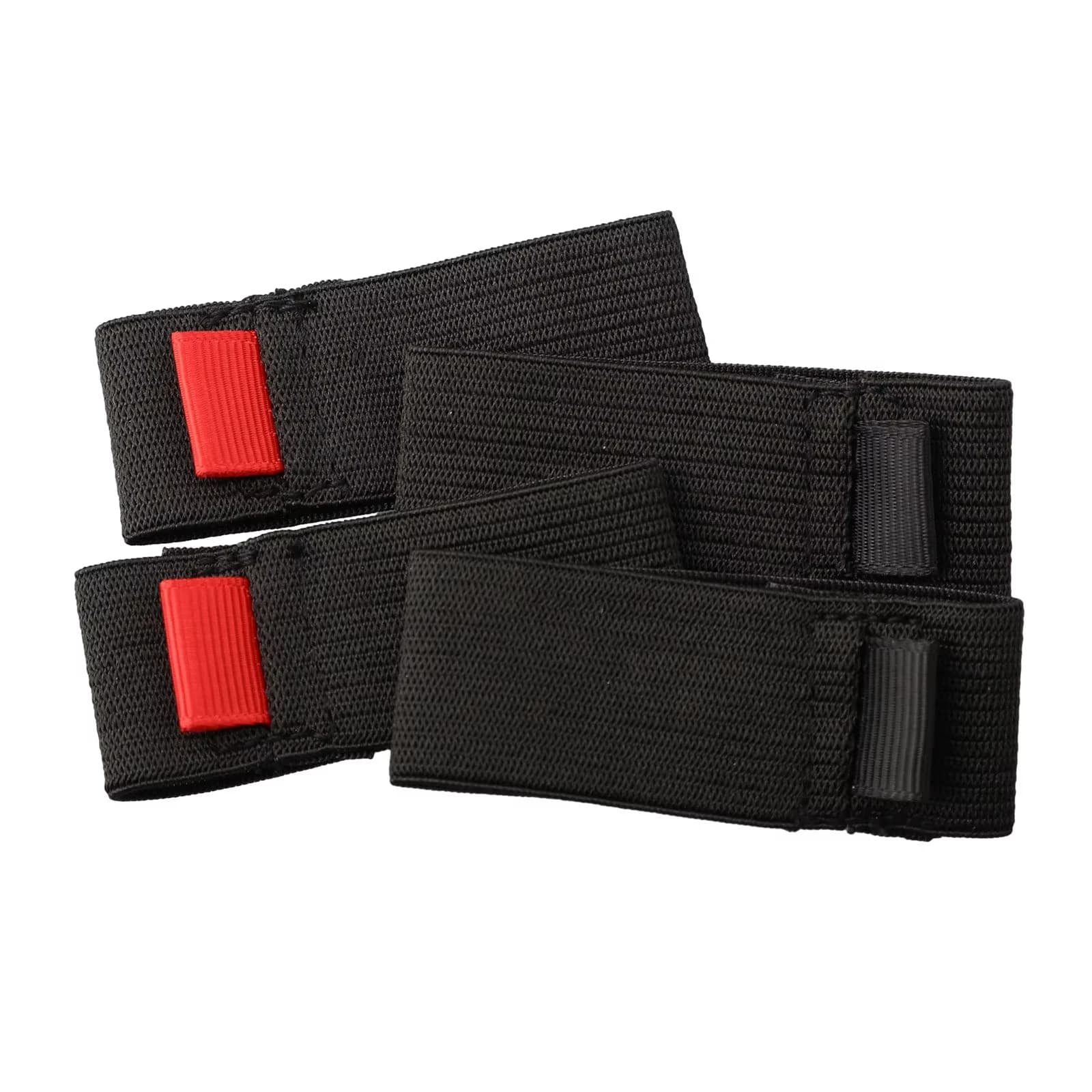 Protecteur élastique noir et rouge pour moulinet de pêche, set 4 pièces tailles S M L XL accessoires