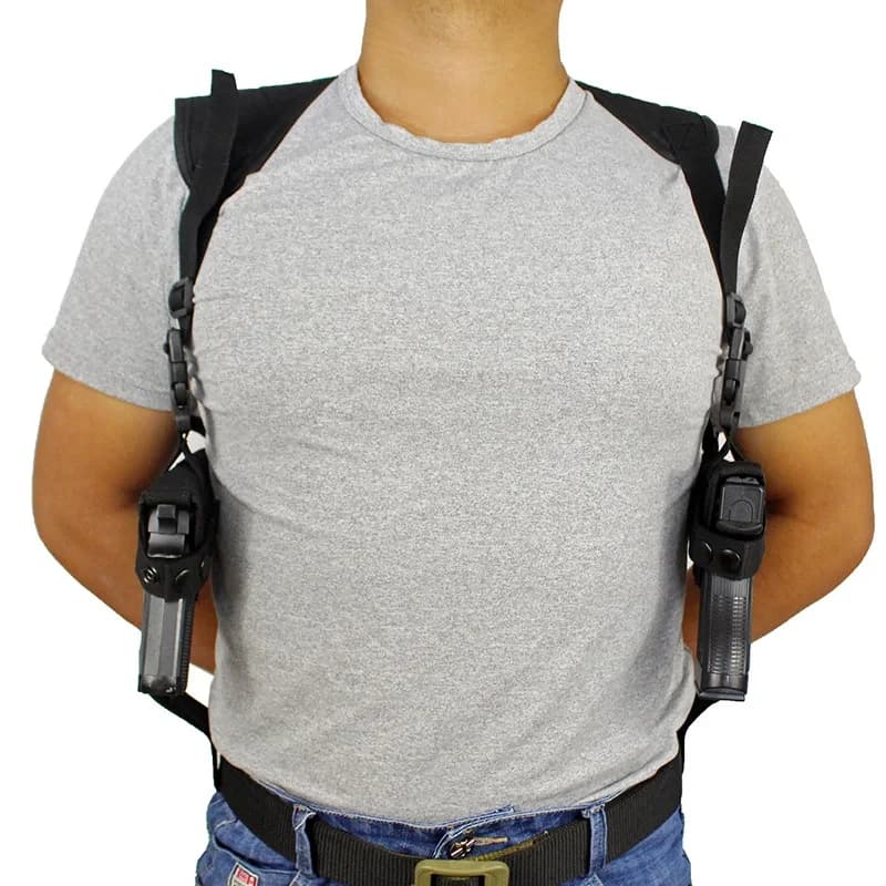 Holster pistolet universel main gauche droite pêche - Étui épaule port dissimulé Glock