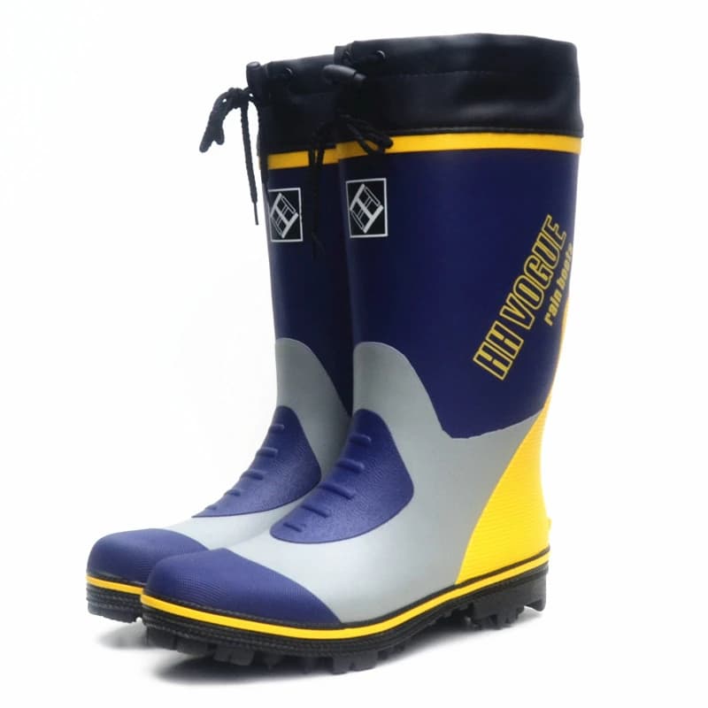 Bottes de pêche tendance avec semelle à crampons en acier pour pluie, chasse et randonnée