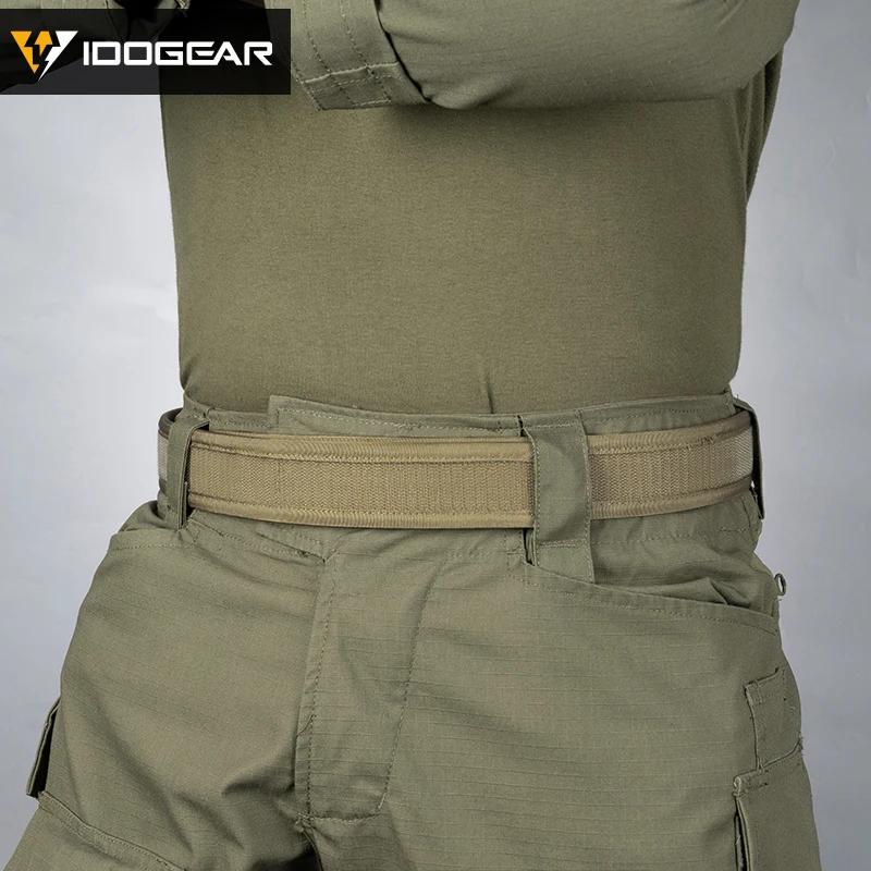 Ceinture intérieure tactique IDOGEAR 1.7" avec crochet liner pour ceinture de pêche professionnelle