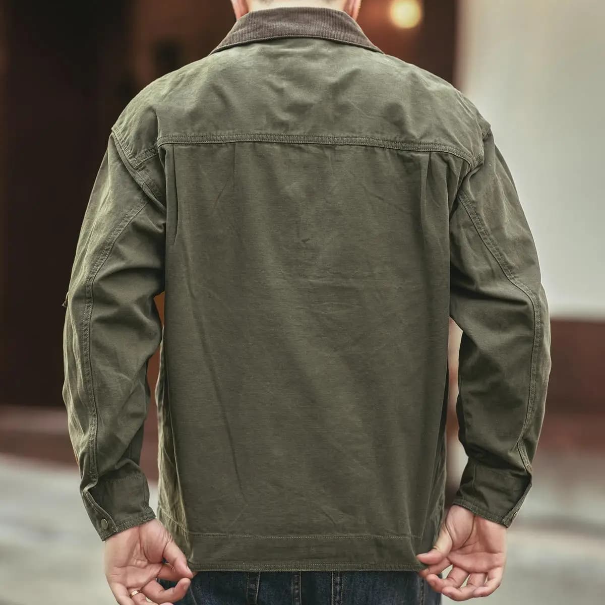Veste rétro pêche américaine - Style vintage pour pêcheurs recherchant authenticité et robustesse