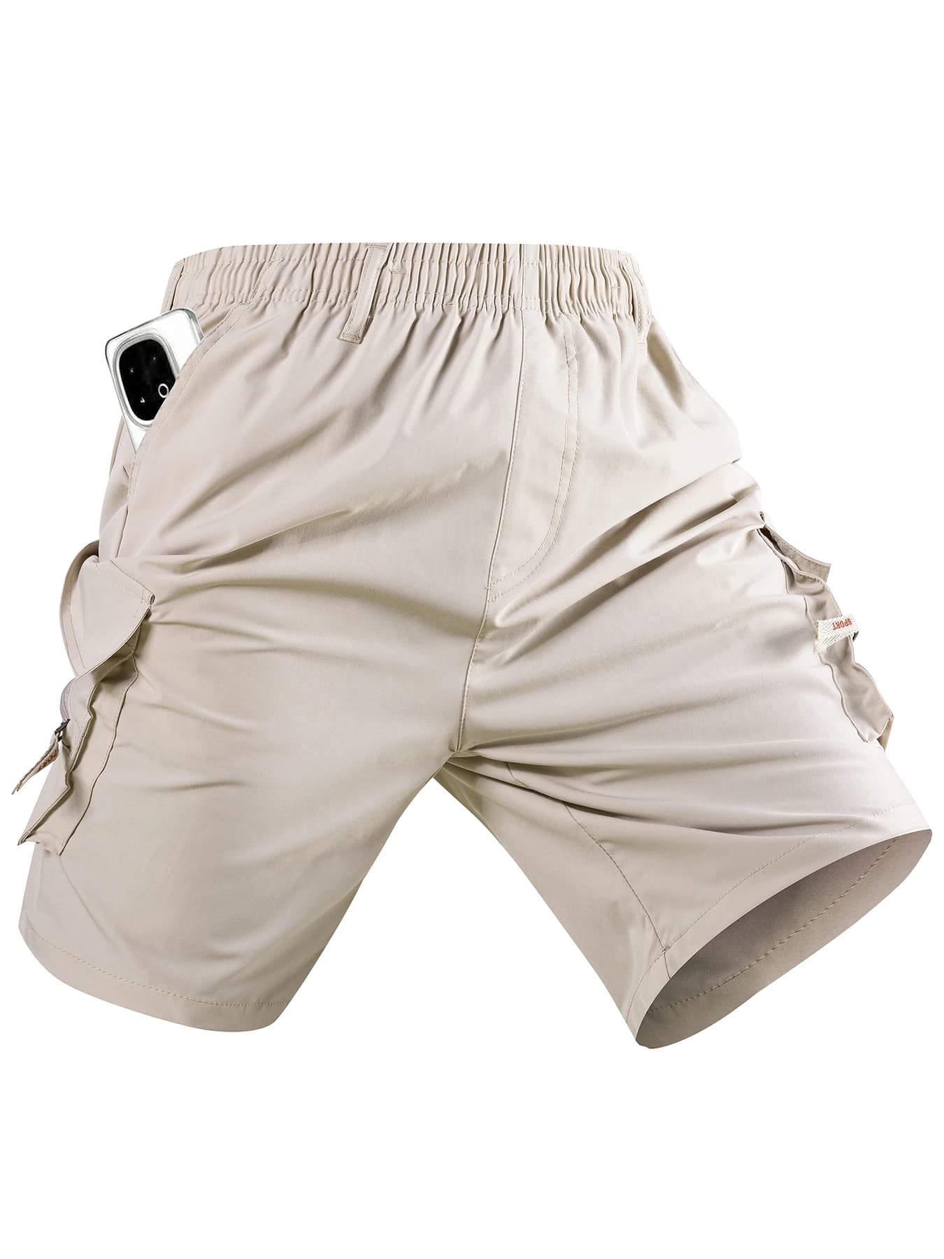 Short cargo camouflage homme pêche tactique été pantalon genou travail extérieur loose