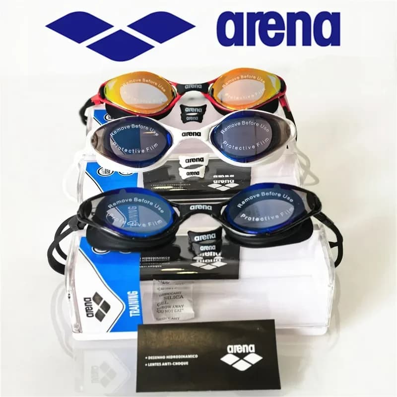 Lunettes de natation ARENA professionnelles anti-buée étanches avec protection UV pour adultes