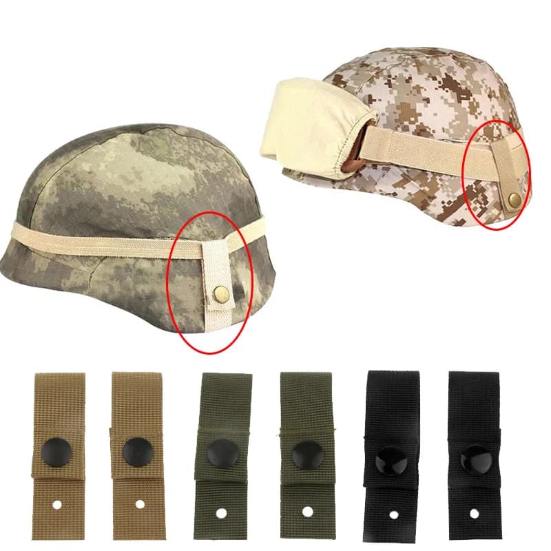 Sangles fixation lunettes tactiques MICH/ACH - Attache casque pêche protection yeux airsoft