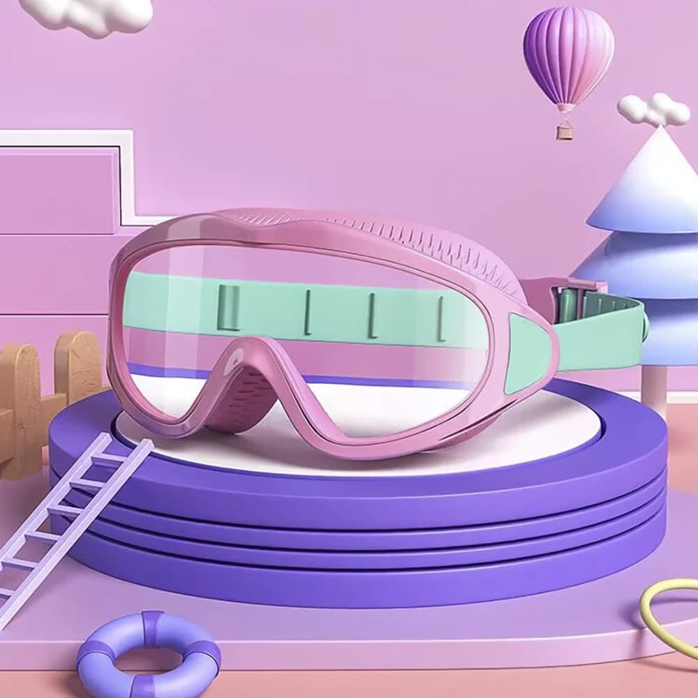 Lunettes de natation enfants anti-buée anti-UV grand angle étanches piscine junior protection optimale