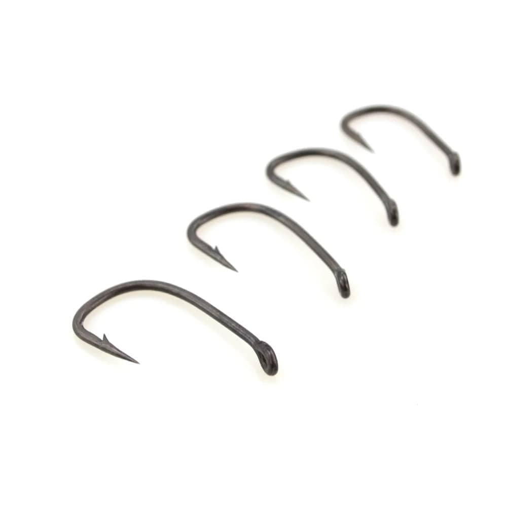 Hameçons carpe acier carbone PTFE 30 pièces avec œillet - Accessoires pêche durable X702