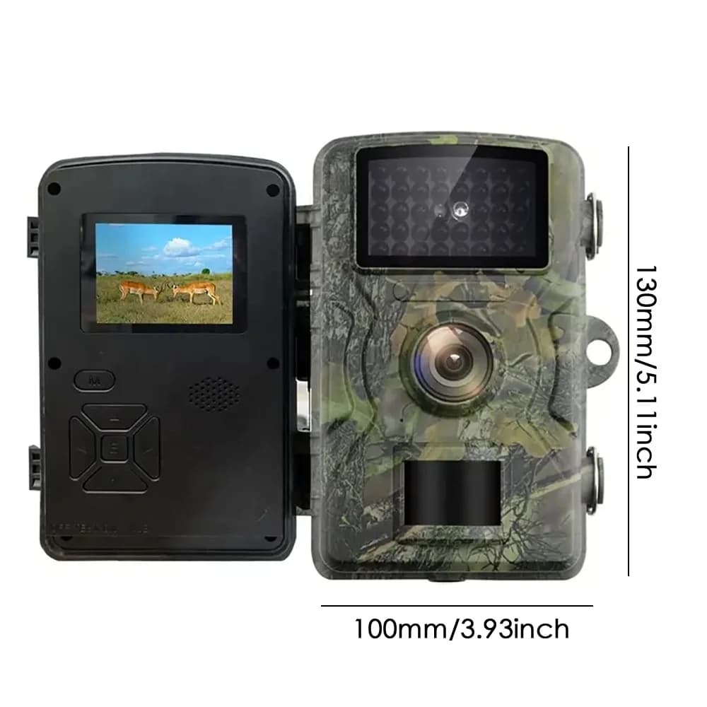 Caméra multifonction 24MP vidéo photo IP66 étanche - Observation animale chasse + carte 32GB incluse
