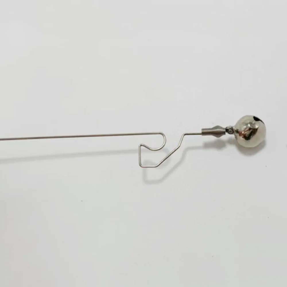 2 anneaux doubles en acier inoxydable pour pêche - Alarme de touche anti-corrosion réglable