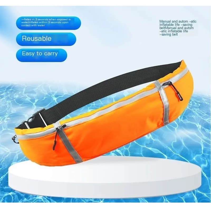 Gilet de sauvetage pêche gonflable automatique adulte portable ceinture vie PFD navigation