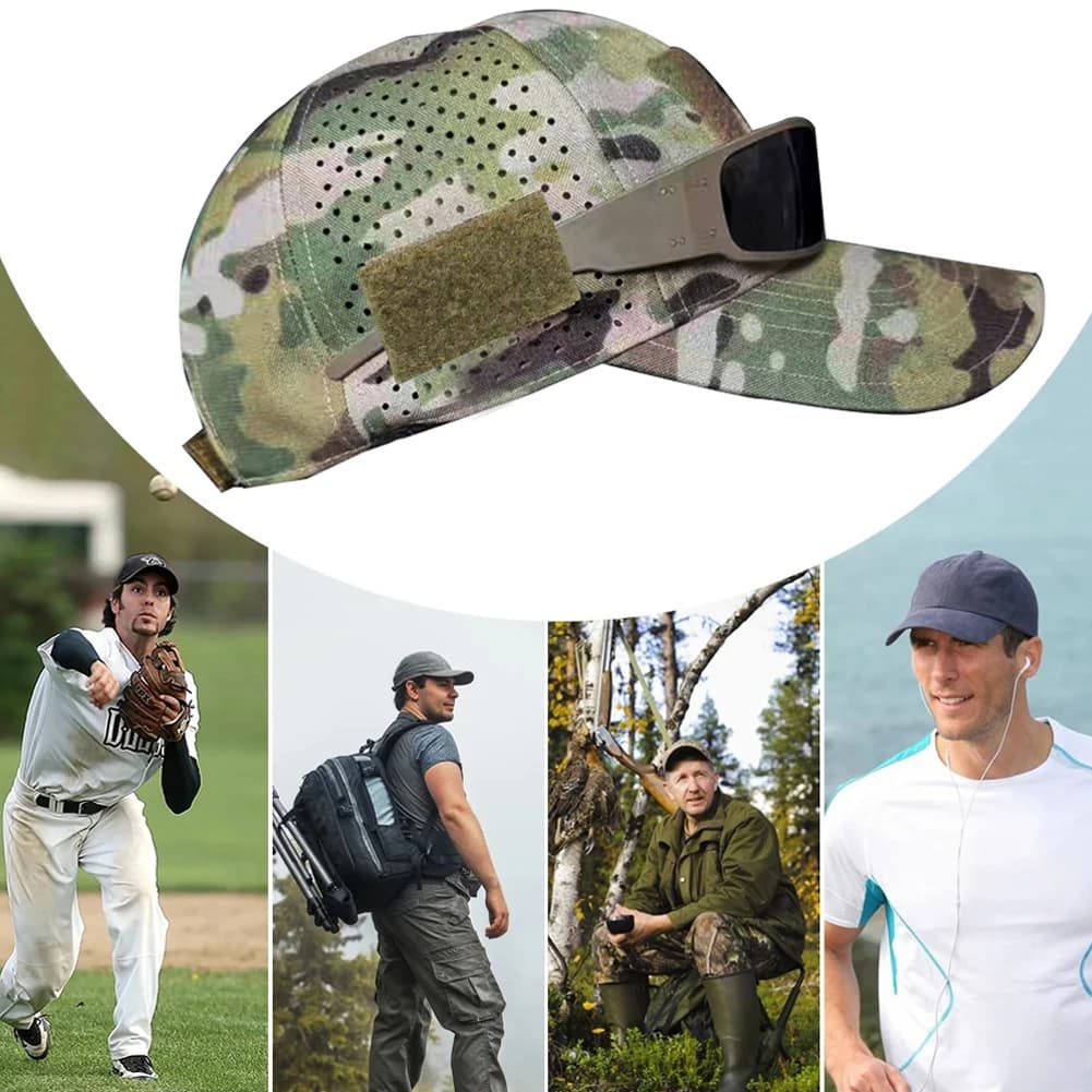 Casquette baseball camouflage respirante homme entraînement pêche running